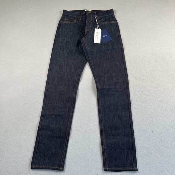 NWT‎ Saturdays NYC Charlie Skinny Slim Fit Raw Indigo Mid Rise Denim Jeans 29x32 - Picture 6 of 16